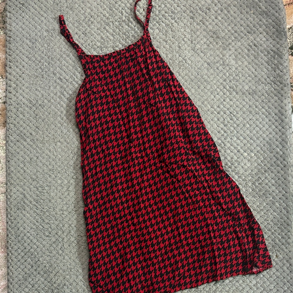 Art Class Red and Black Patterned dress